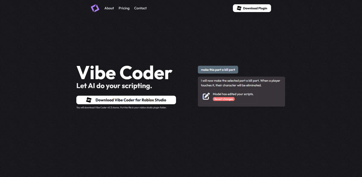Roblox Vibe Coder